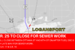 Thumbnail for the post titled: Sections of Michigan Avenue / SR 25 / East Miami Avenue closing Dec. 2023 – May 2024 for Logansport combined sewer overflow project
